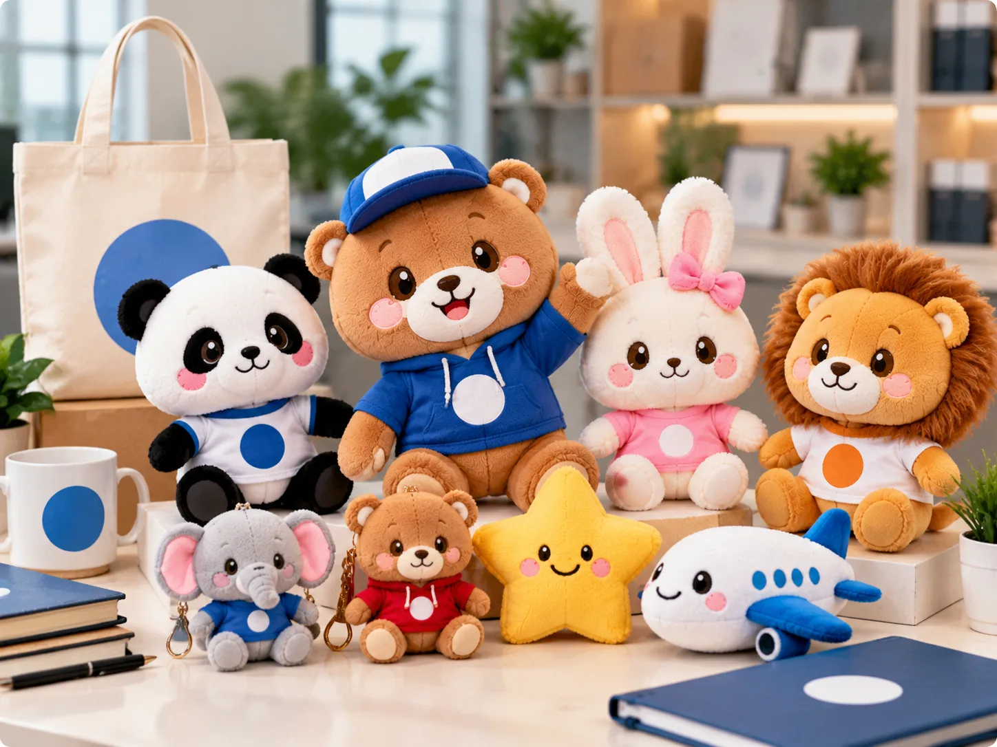 Promotional and Branded Corporate Plush Mascots
