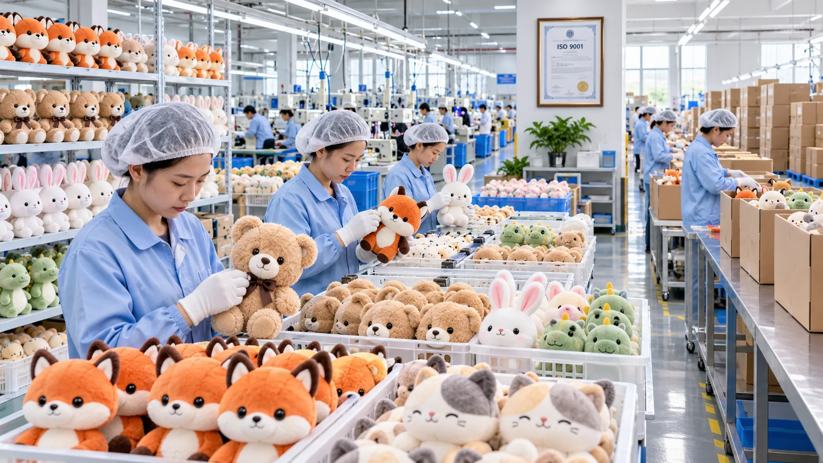 Custom Plush Manufacturing Quality Inspection and Testing Workflow
