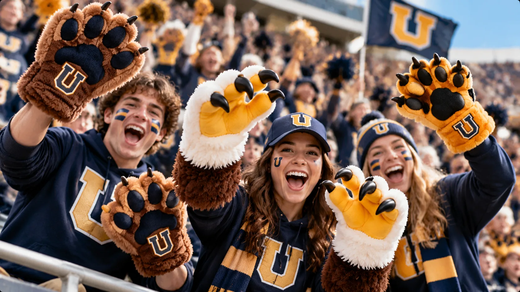 Wearable Mascot Cheering Mitt